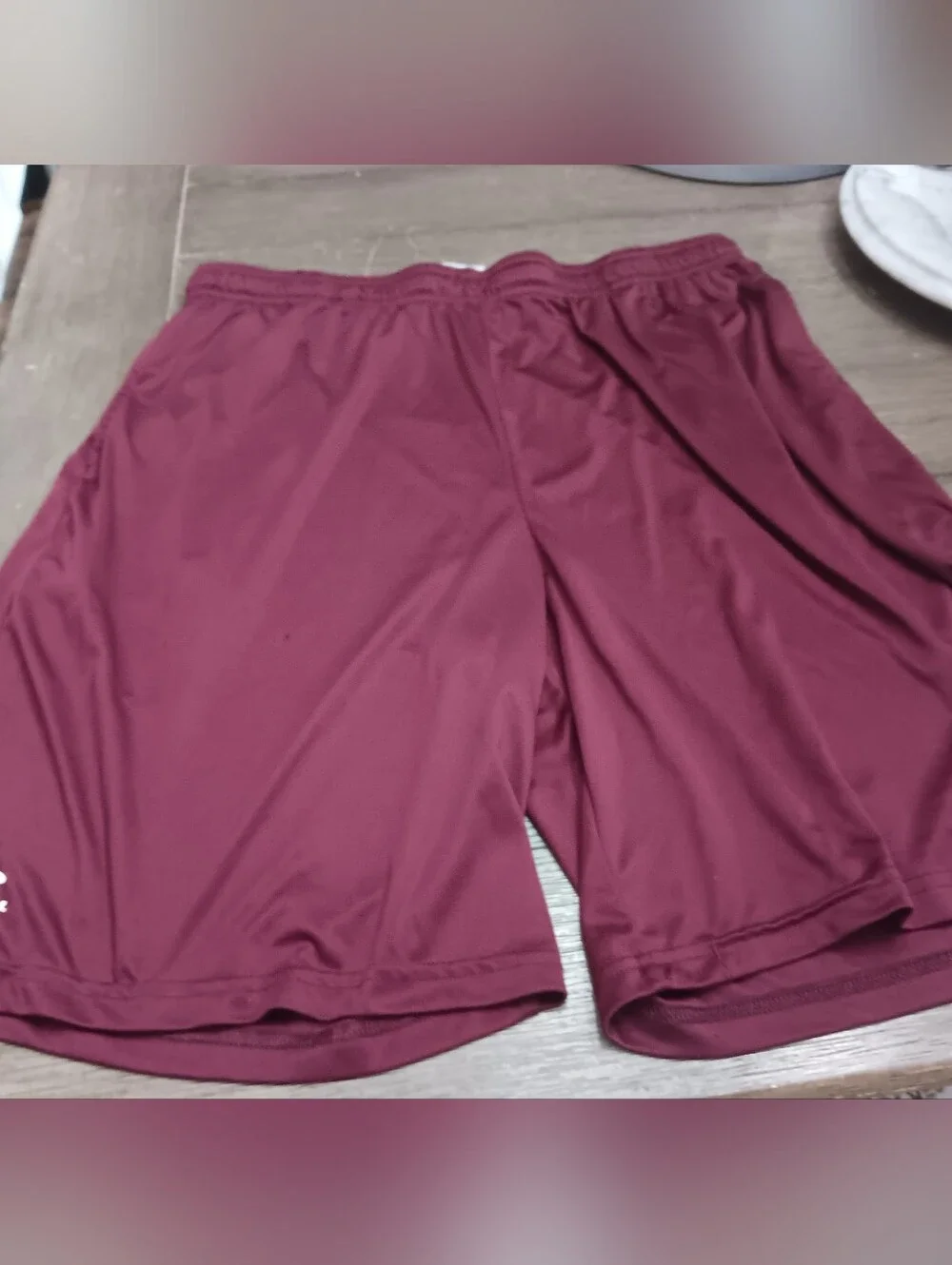 Mens Size 2XL, Russell Athletic Maroon Shorts